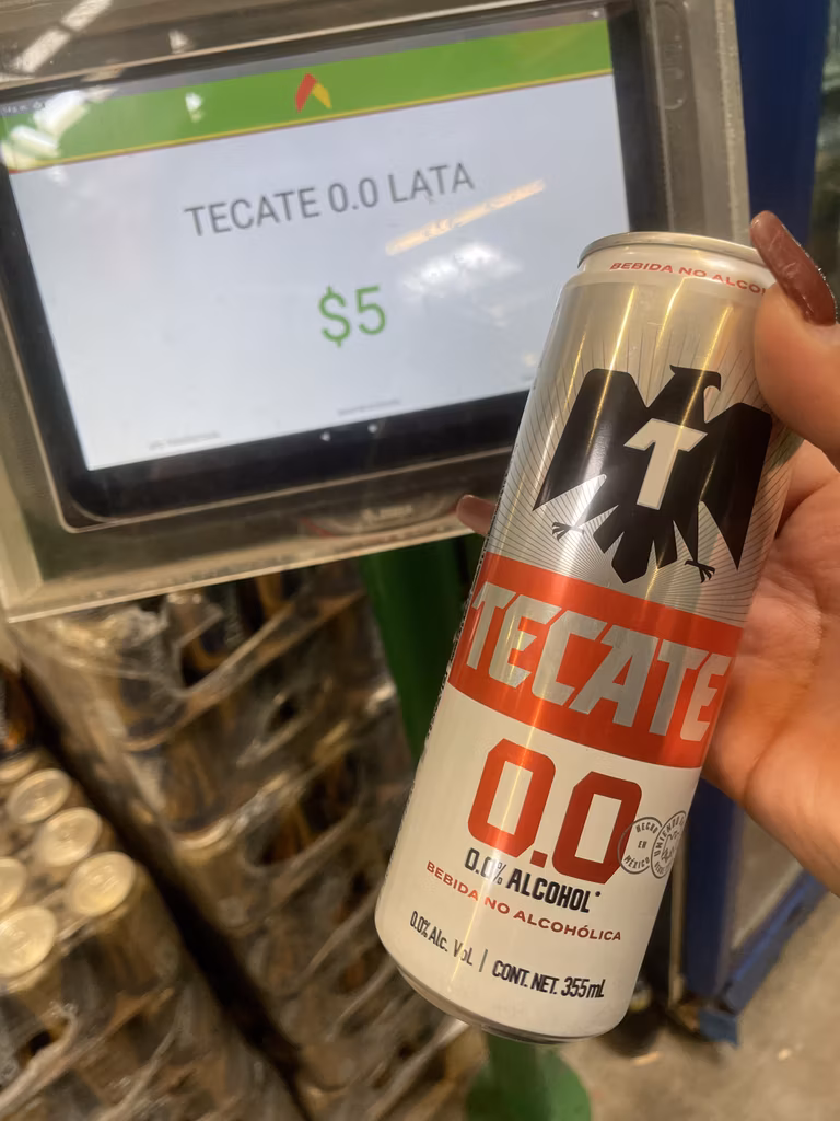 Bodega aurrera lata de tecate 0.0