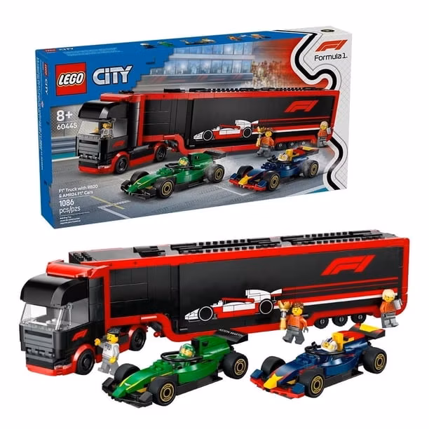 Bodega Aurrera: LEGO City Camión F1 RB20 AMR24