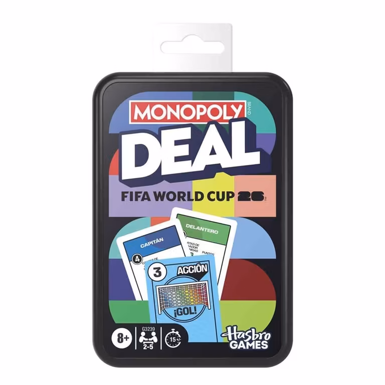 Chedraui: Juego de mesa Monopoly Deal de la Copa Mundial