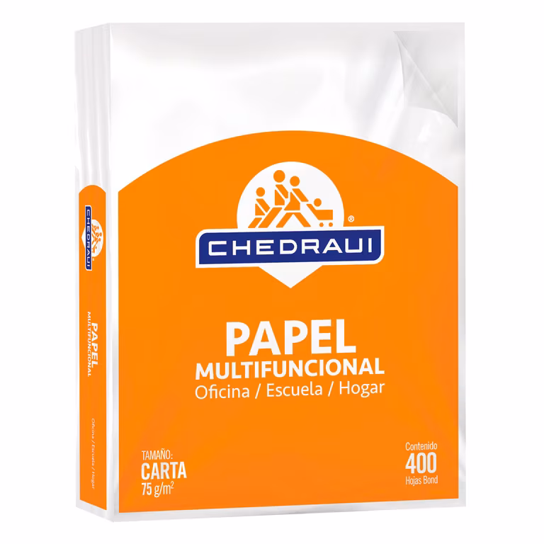 Chedraui: Papel Bond Multifuncional Chedraui 400 Hojas 75g