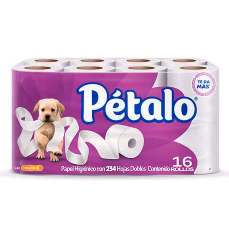 Chedraui: Papel Higiénico Pétalo Ultra Jumbo 16 Rollos