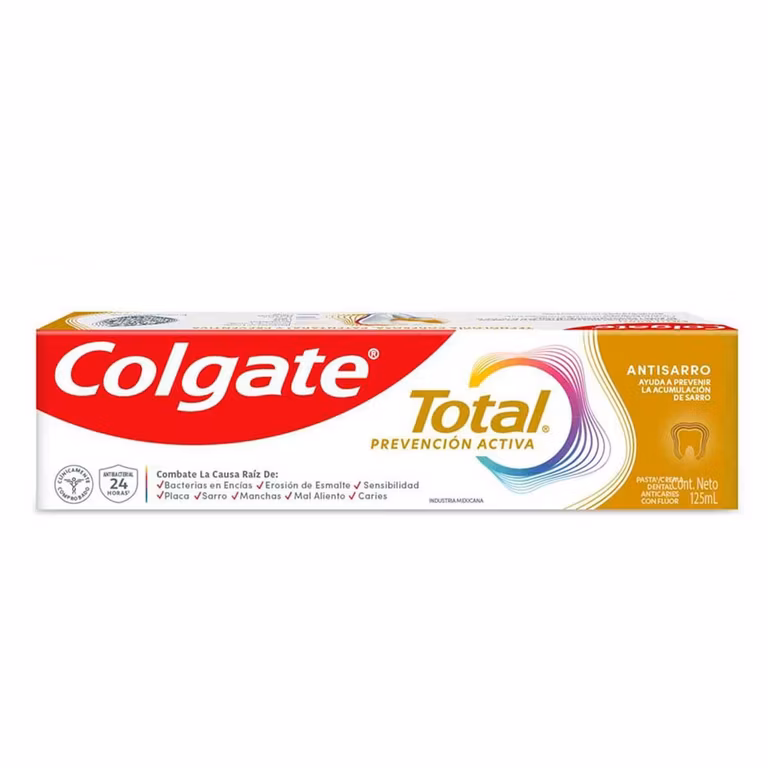 Chedraui: Pasta Dental Colgate Total Antisarro Previene la Acumulación de Sarro 125ml