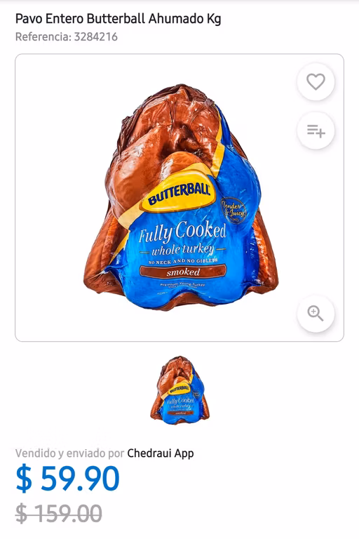 CHEDRAUI | PAVO | $60 | Será pecado comer pavo en Julio?