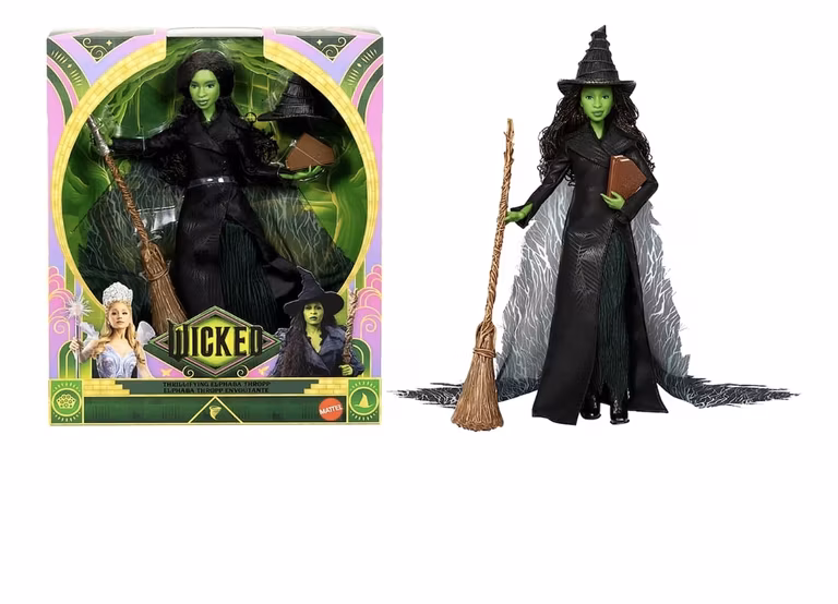 Coppel: Elphaba Wicked Barbie con Accesorios