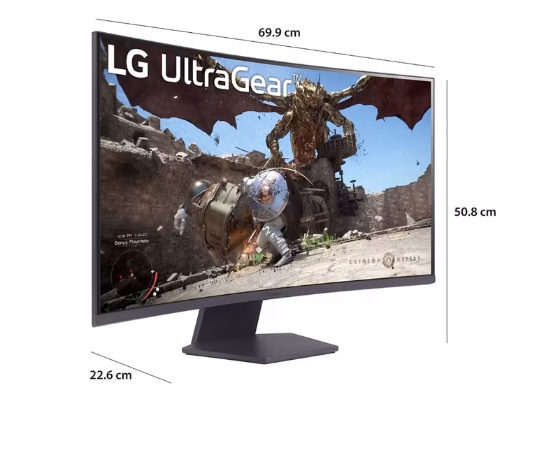 Coppel: Monitor Curvo LG UltraGear 32GS60QC 32 Pulgadas QHD 180 Hz