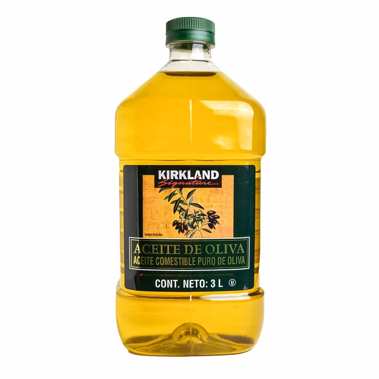 Costco: Aceite de Oliva Puro, 3 Litros, Kirkland