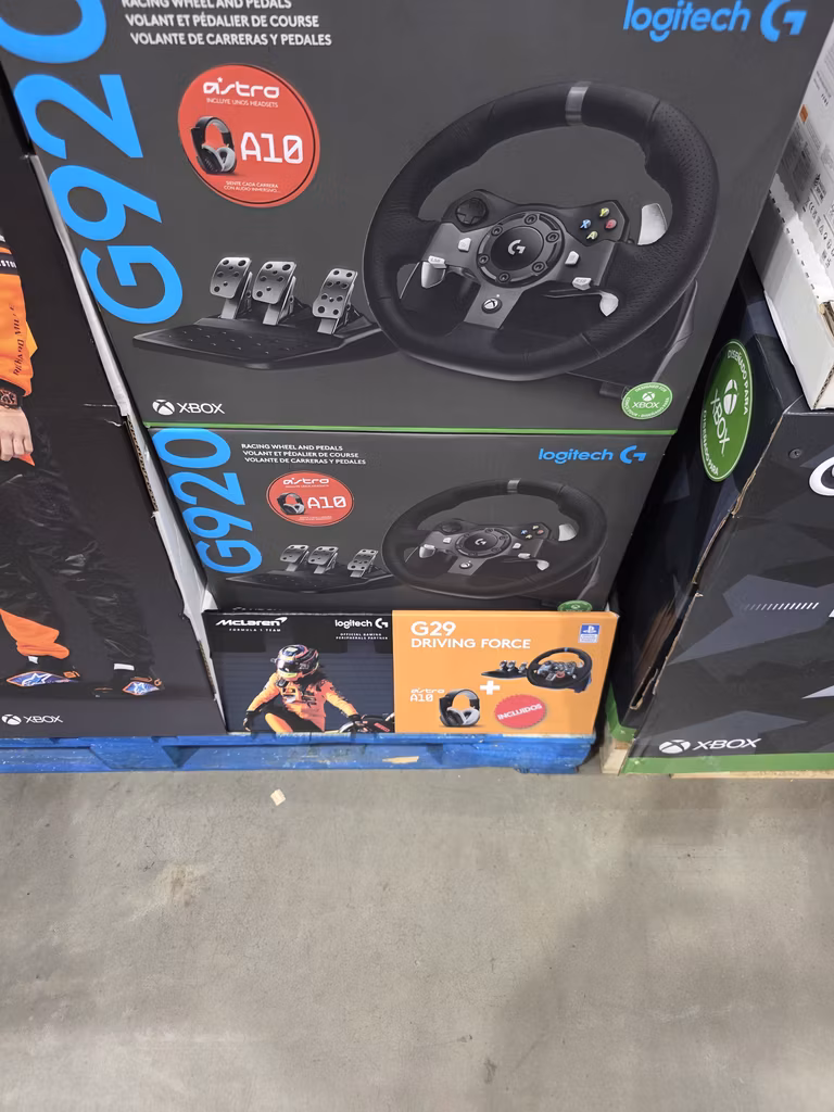 Costco: Logitech volante+pedal+headset astro a10