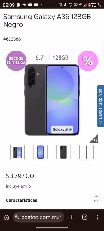 Costco: Samsung Galaxy A36