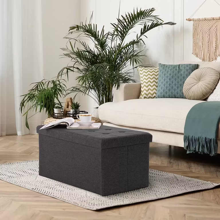 Costco: Seville Classics Baúl Plegable Para Almacenamiento 80x40x40 cm