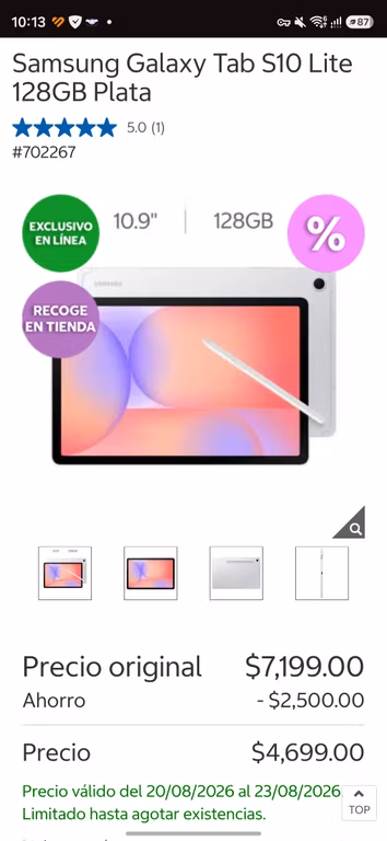 Costco. Tab s10 lite Samsung