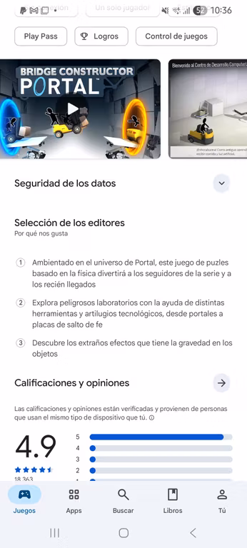 Google Play: Bridge Constructor Portal