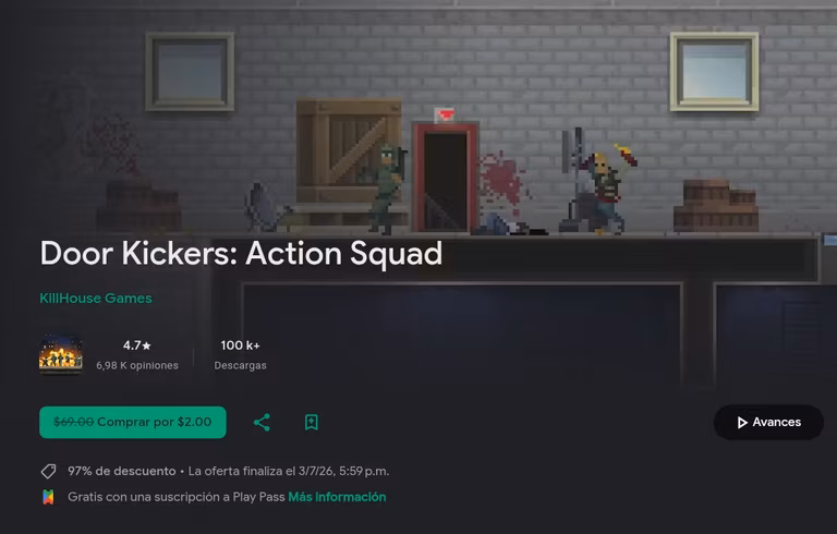 Google Play: Door kickers