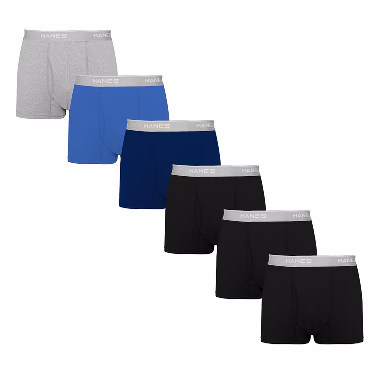 Hanes Clásico Ajustado Hombre Paquete de 6