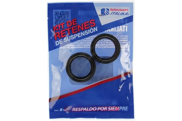 Italika F0106Kr09 Kit Reten de Suspensión, 26-37-10.5, Negro