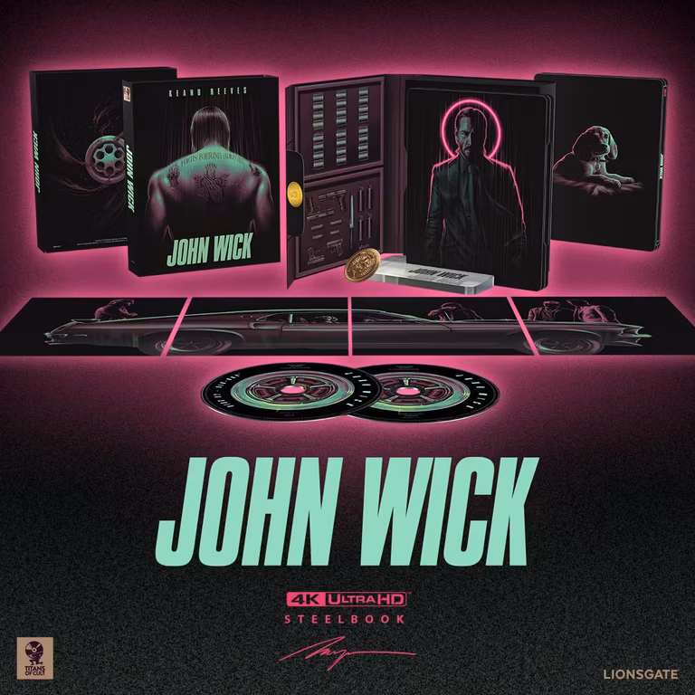 John Wick Titans of Cult 4K + Bluray Amazon Exclusive Steelbook [4K UHD]