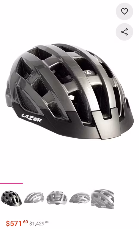 Liverpool: Casco Lazer color Titanio Unitlla
