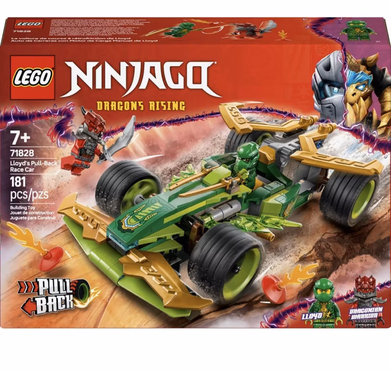 Liverpool: Lego Ninjago Auto de Carreras con Motor de Carga Manual de Lloyd 71828