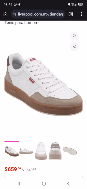 Liverpool: Tenis de hombre Levi