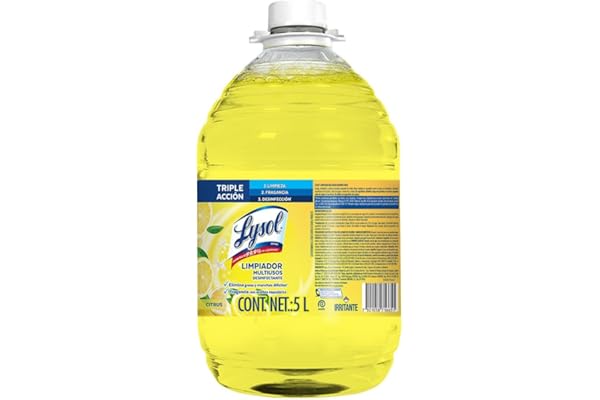 Lysol Limpiador Desinfectante Multiusos, Aroma Citrus, 5L