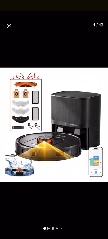 Mercado Libre: Aspiradora Robot Pretty Care L1 Pro con Estación de Autovaciado, Mapeo Láser y Wi-Fi
