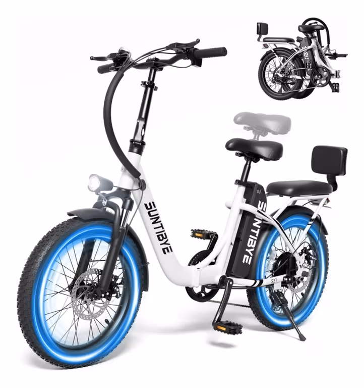 Mercado Libre: Bicicleta Electrica Plegable AMYET Se1 15ah 1500w 20' 7 Vel soporta 125kg a 45km/h