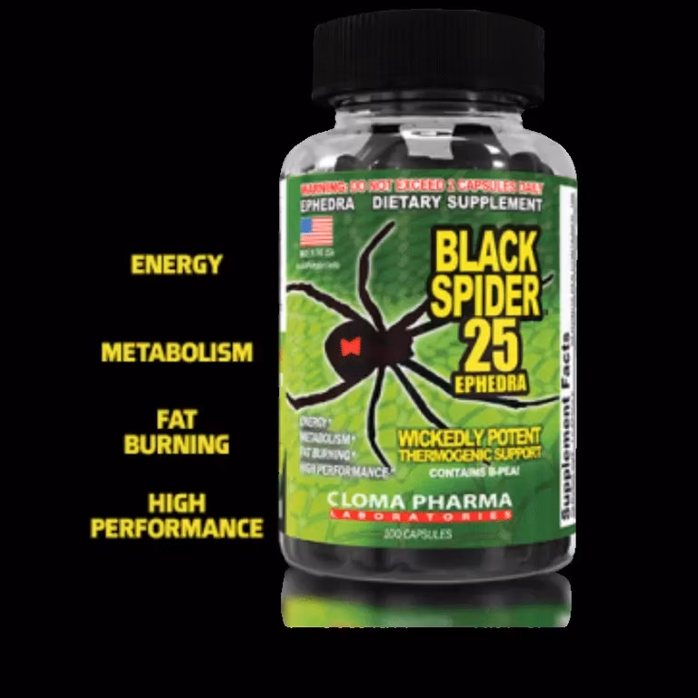 Mercado Libre: Black Spider Termogénico 25 EPH