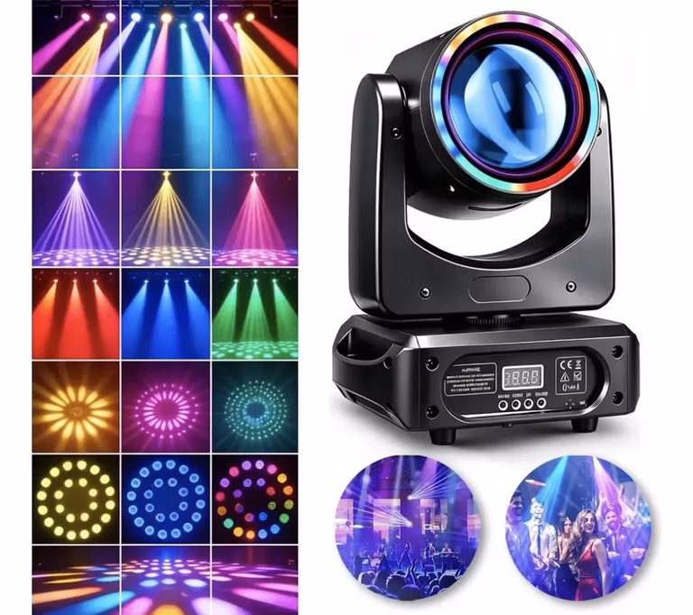 Mercado Libre: Cabeza movil Beam 200W luz dj dmx 18 prismas 9 colores