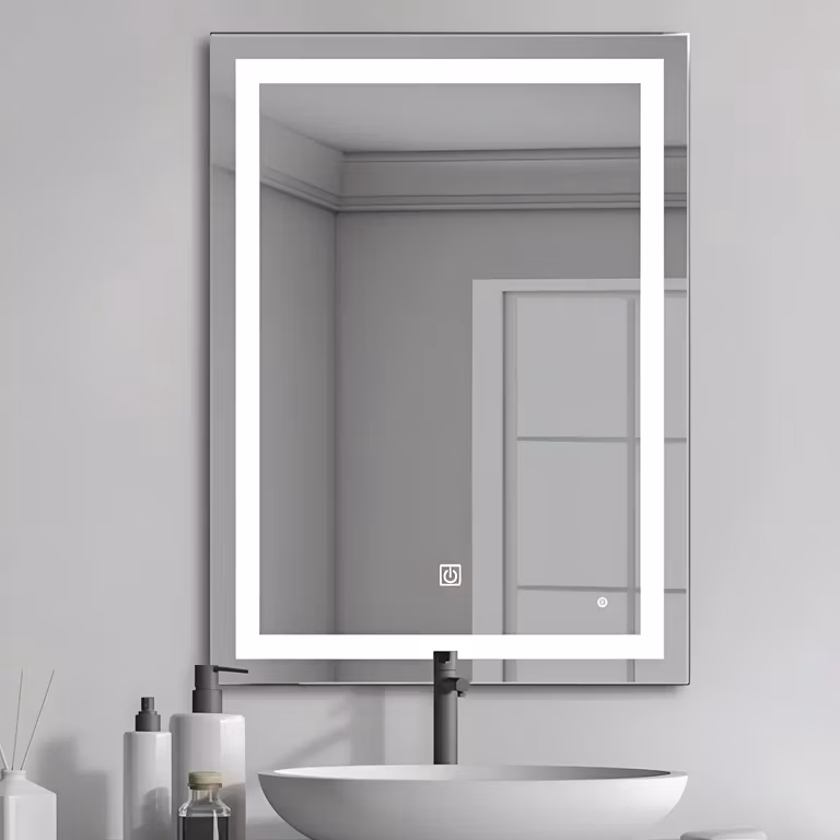 Mercado Libre: Espejo Luz Led Touch Pared Tocador Baño Vestidor 3 Luces