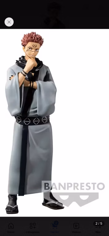 Mercado Libre: Figura Sukuna banpresto