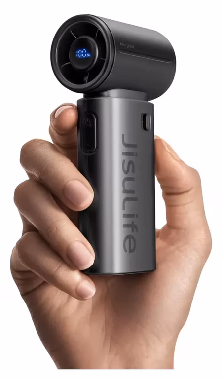 Mercado libre : Jisulife Ventilador De Mano Con Batería 5000mah, Hasta 22H de Uso, Mini Ventilador