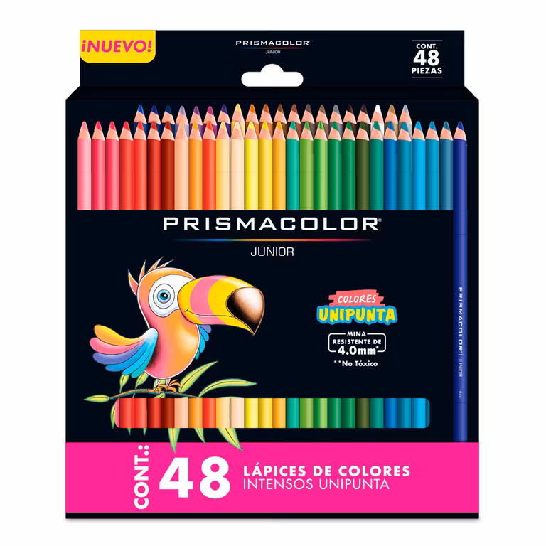 Mercado libre: Lápices De Colores x24 Doble Punta Junior 48 collores Prismacolor