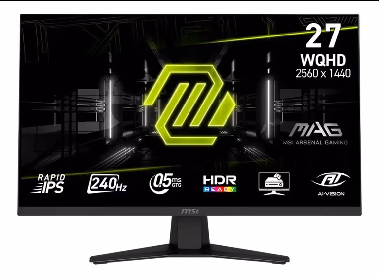 Mercado Libre: Monitor Msi Mag 274qf X24 27 Wqhd 240hz 0.5ms Rapid Ips Negro