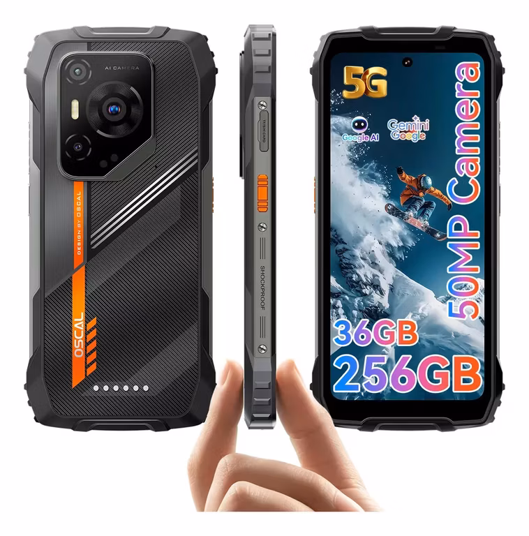 Mercado Libre: Oscal Pilot 3 Rugged 5G con Cámara de 50MP y Carga de 33W