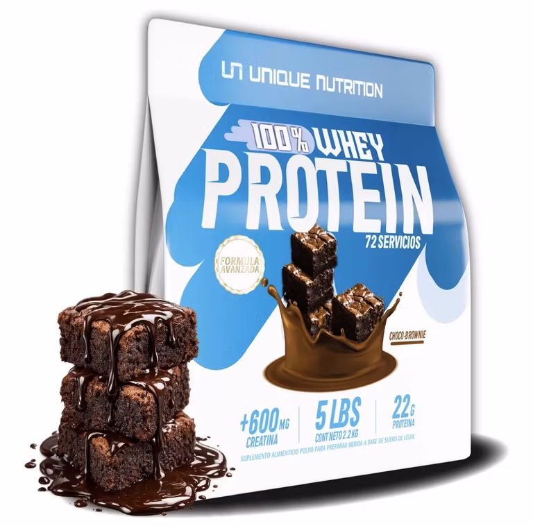 Mercado libre: Proteina 100% Whey 2.2 Kg Unique Nutrition varios Sabores