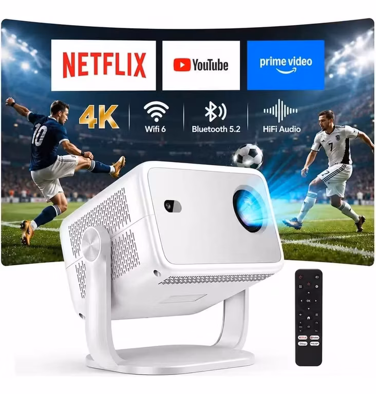 Mercado Libre: Proyector Portátil Huidun PT10 Full HD 1080p para Cine en Casa y Exteriores