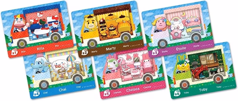 Mercado Libre: Set De 6 Tarjetas Amiibo Animal Crossing Sanrio : Bsg