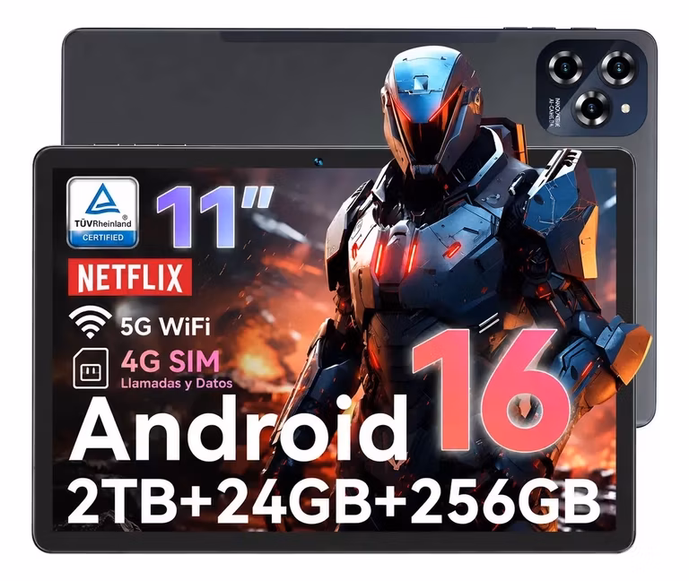 Mercado Libre: Tablet Android 16 Tabwee W90 11 Pulgadas 24GB RAM 256GB ROM