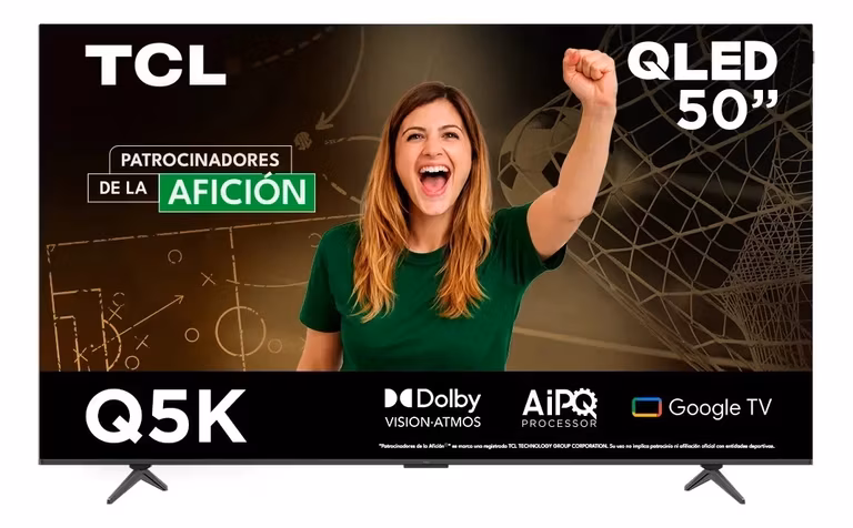 Mercado Libre: Tcl Smart Tv Pantalla 50 50q5k Tcl Google Qled 4k Voice Control