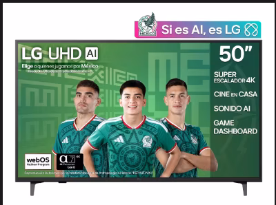 Mercado Libre: LG UHD 50"
