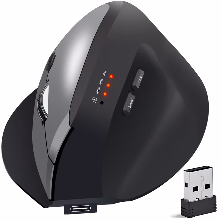 Mouse vertical ergonomico