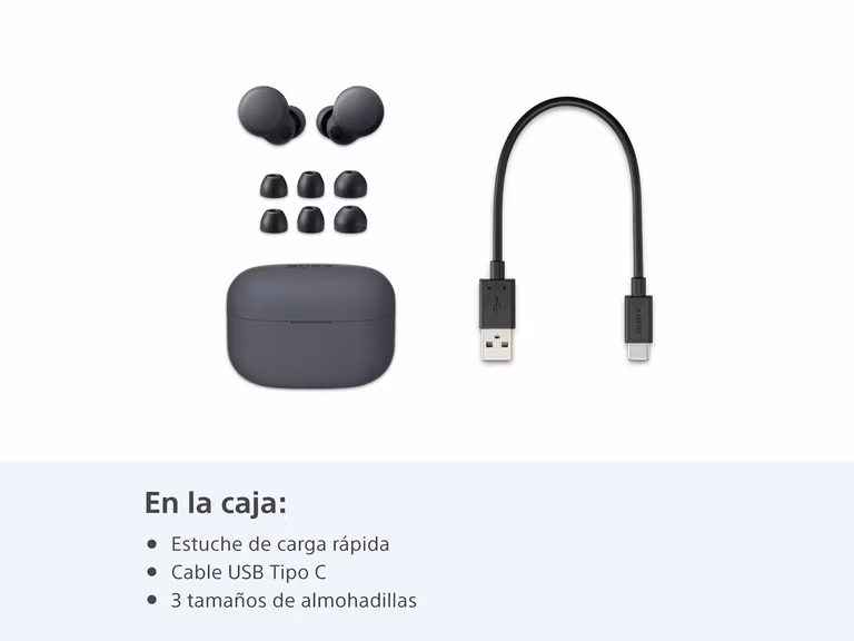 Sony LinkBuds S - Audífonos Totalmente inalámbricos “Never Off” con Cancelación de Ruido, Negro, WFLS900N/B (Versión Extranjera)