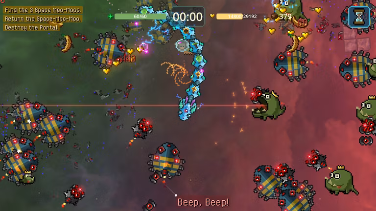 Steam: Cozy Space Survivors( Mínimo histórico)