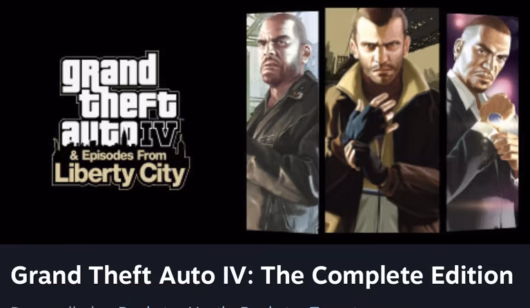Steam: Gta 4 70% de descuento