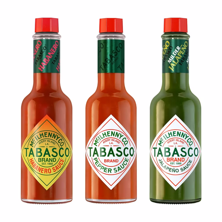 TABASCO, Tripack Salsa Original + Jalapeño + Habanero,, Gluten Free, Botellas de 60 ml. - Oferta exclusiva para miembros de Amazon Prime.