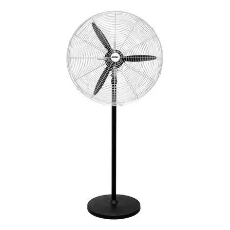 Ventilador De Piso Industrial Con Pedestal 26 Pulgadas 3 Velocidades 3 Aspas Se Ajusta A Diferentes Alturas Adir 2071