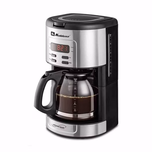 Walmart: Cafetera Koblenz 15 Tazas Programable de Acero Inoxidable