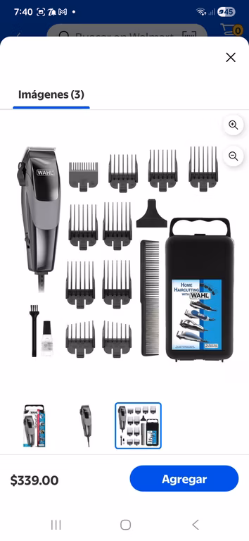 Walmart: Juego para cortar el cabello Wahl Home Cut 16 pzas