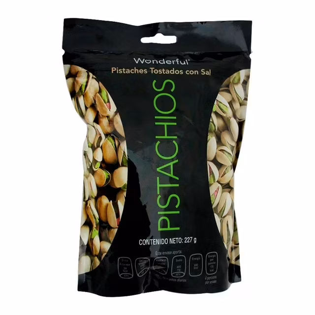 Walmart: Pistaches Wonderful tostados con sal 227 g